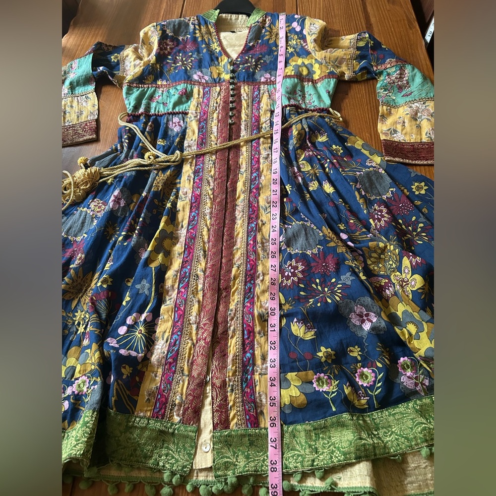 VINTAGE J PETERMAN BATIK DRESS , COTTON BATIK DRESS - Picture 10 of 15